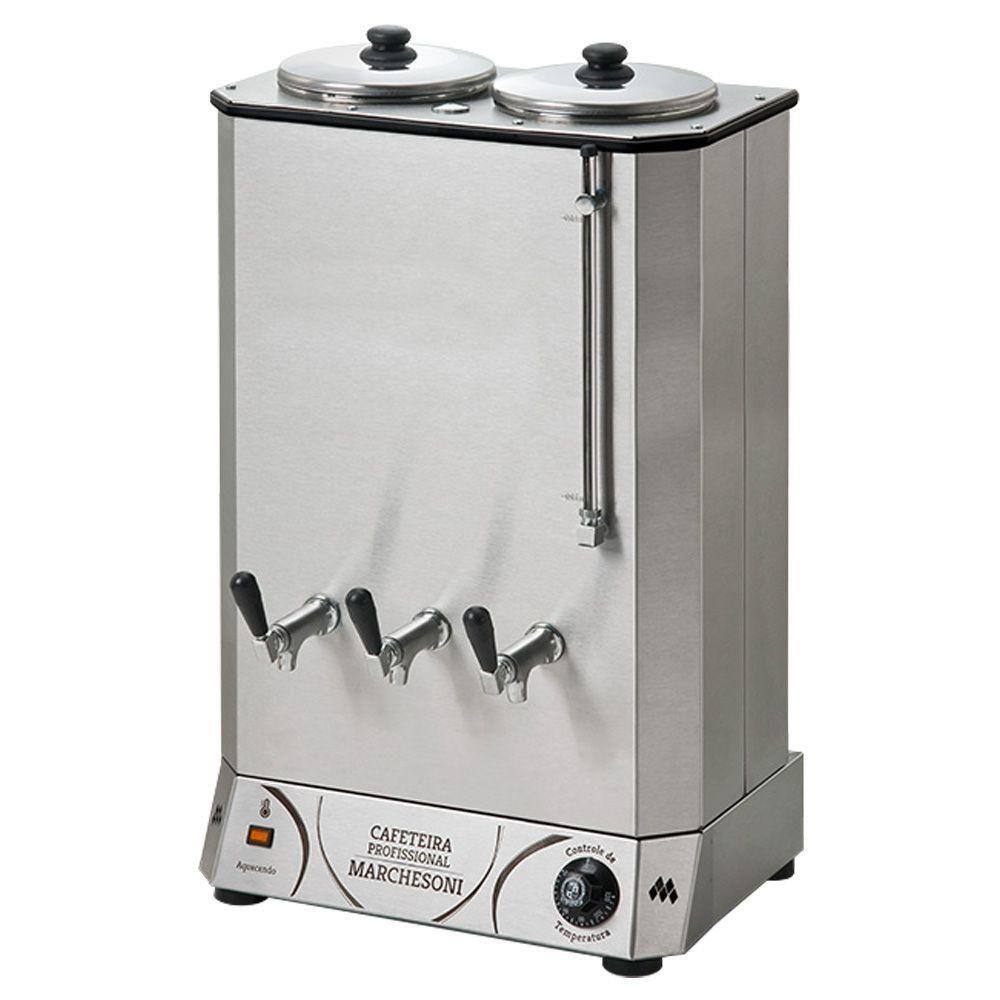 Cafeteira Elétrica Marchesoni Profissional 20 Litros com 2 Reservatórios 220V