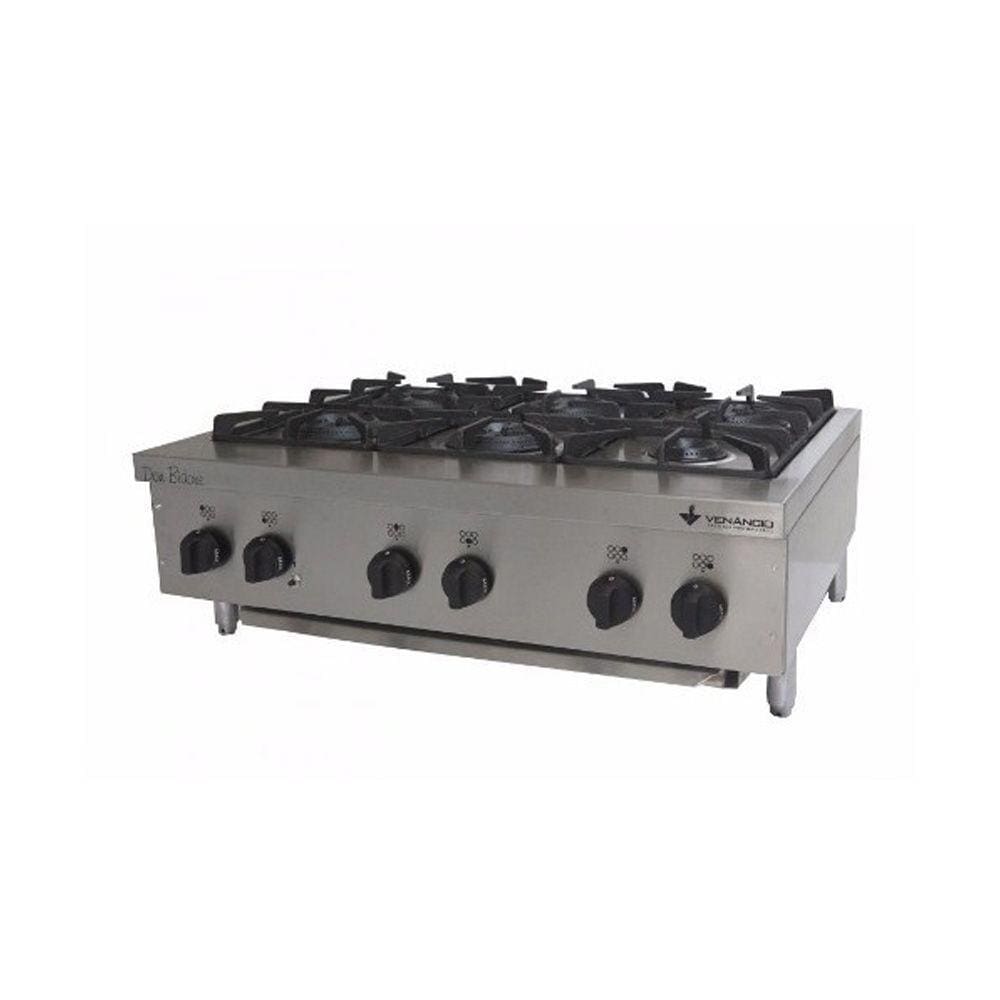 Fogão Industrial Venâncio de Mesa 6 Bocas Don Bidone Fdb6m