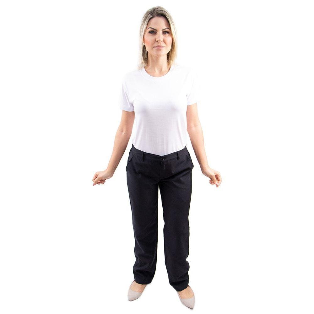 Calça Profissional Operacional Feminina Cós Meio Elástico