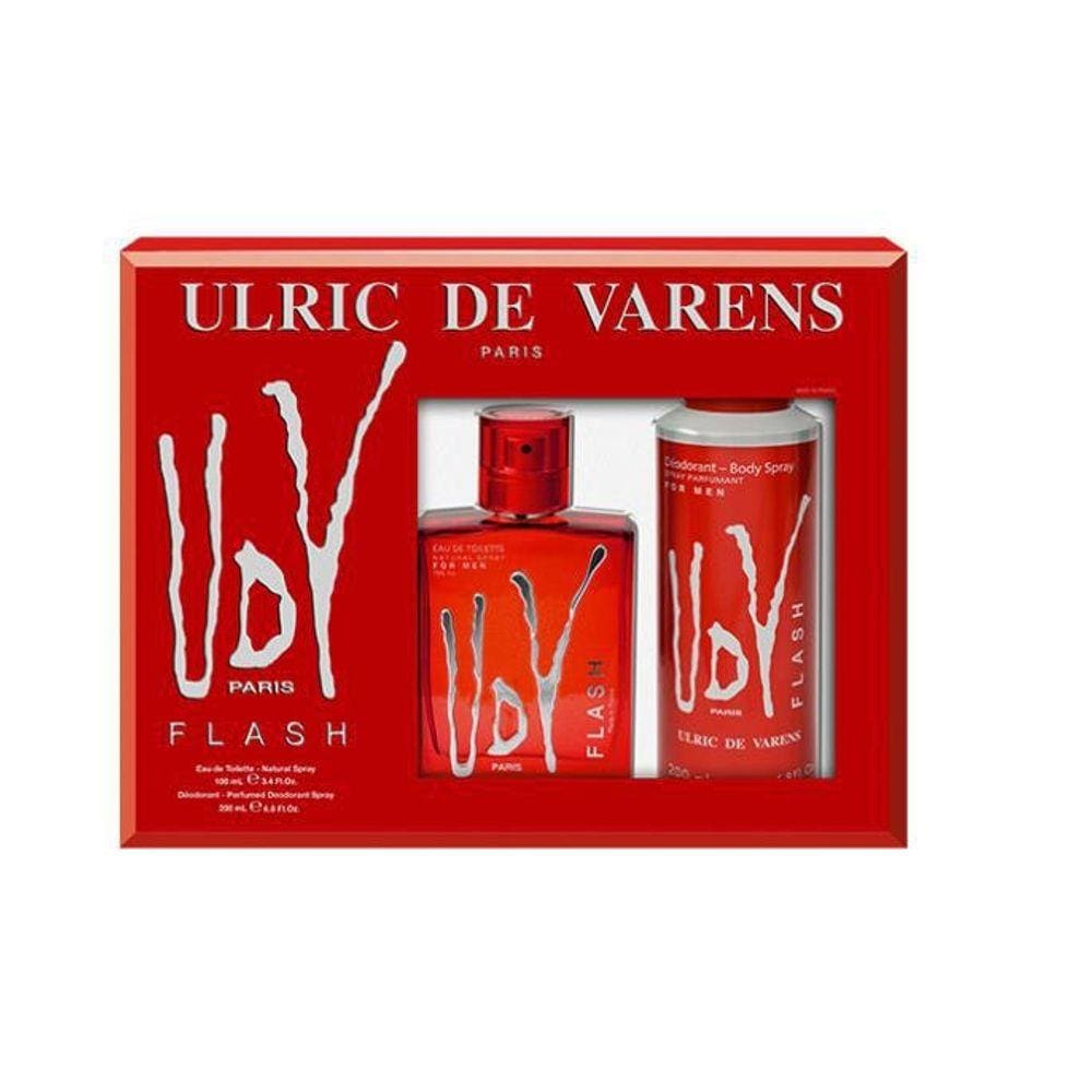 Kit Ulrich De Varens Udv Flash Edt 100Ml + Desodorante Bs