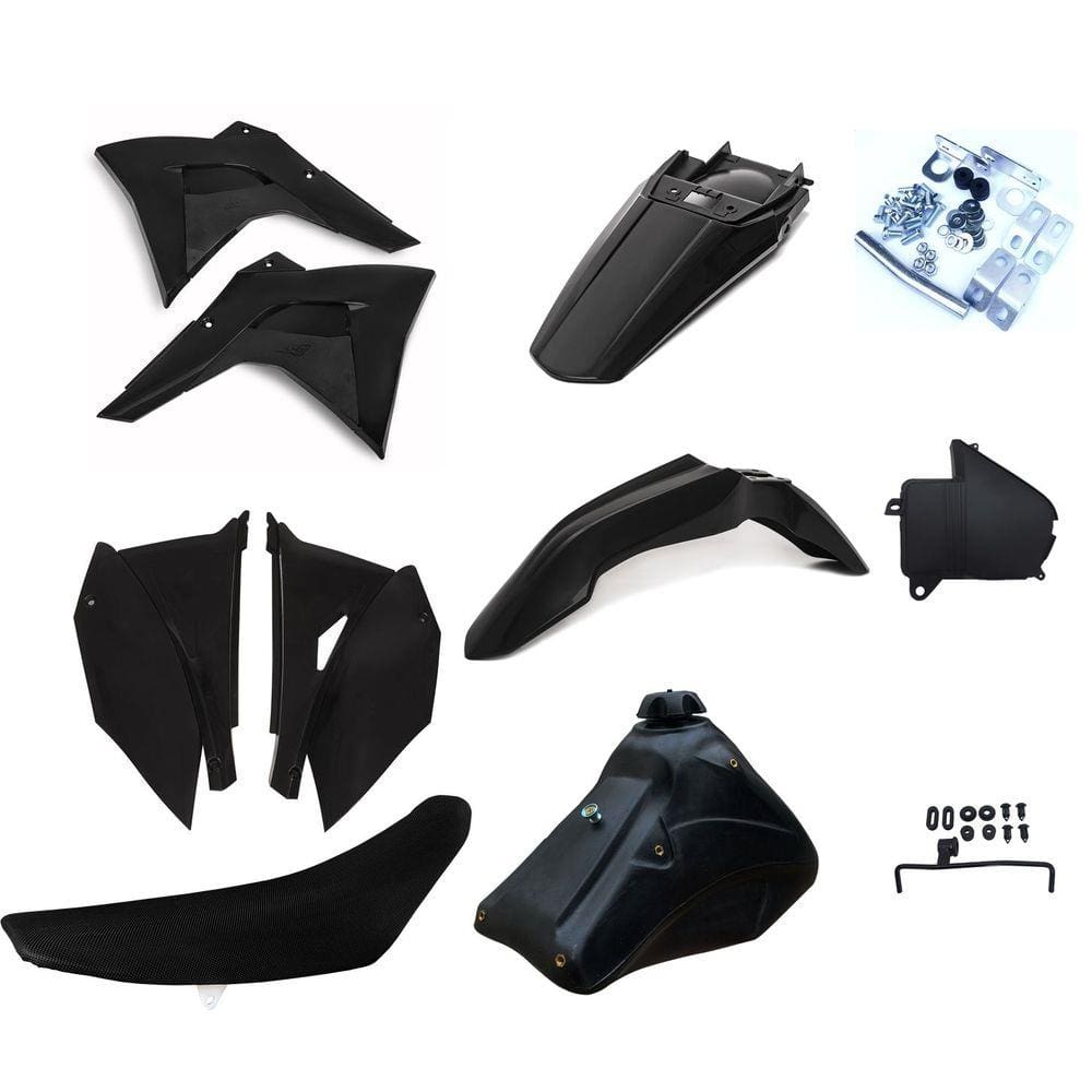 Kit Plástico Amx Adaptável Completo Crf 230 P/ Xr 200 Xr 250