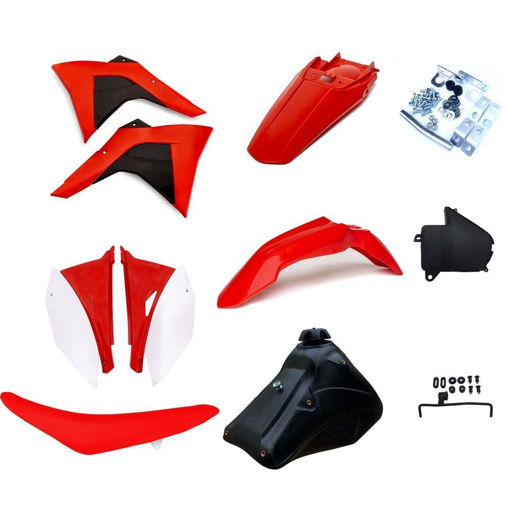 Kit Plástico Amx Adaptável Completo Crf 230 P/ Xr 200 Xr 250