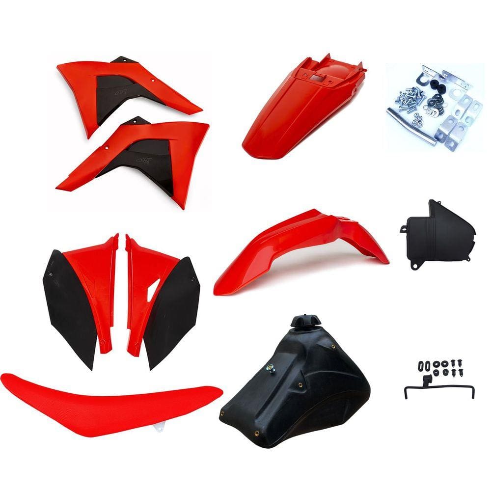 Kit Plástico Amx Adaptável Completo Crf 230 P/ Xr 200 Xr 250