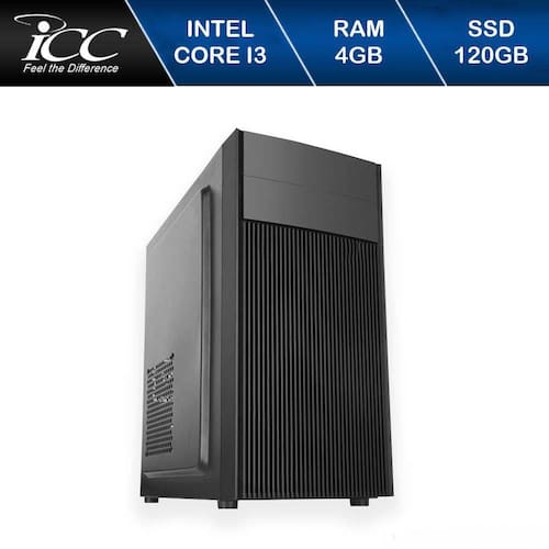 Computador Desktop ICC IV2346S Intel Core I3 3.20 ghz 4gb HD 120GB SSD é boa?