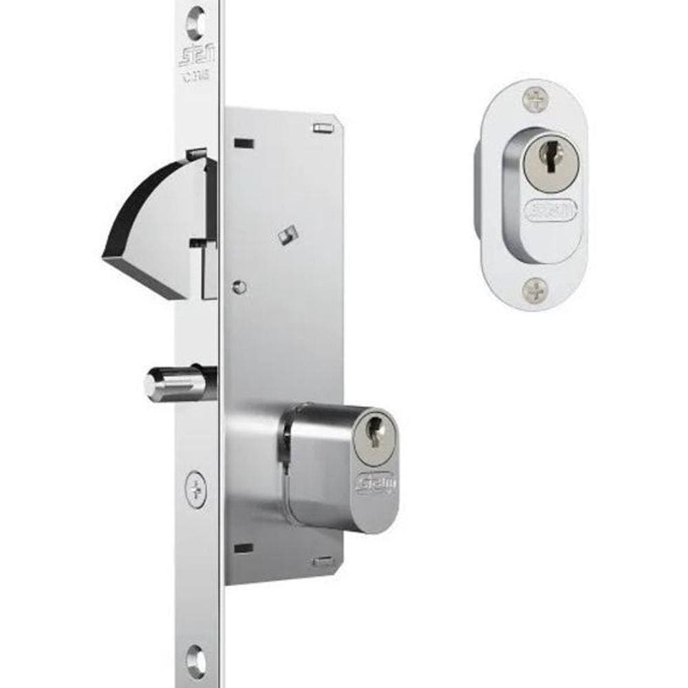 Fechadura Stam 940 Porta Correr Gorje Inox