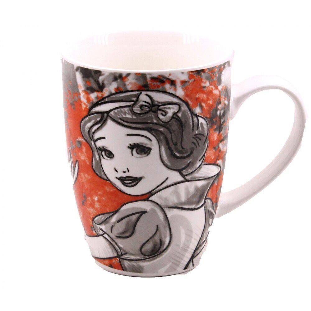 Caneca Branca De Neve Princesas