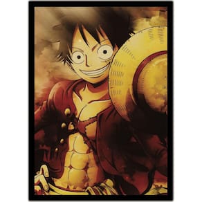 Quadro Decorativo Dragon Ball Goku Desenho Com Moldura G03