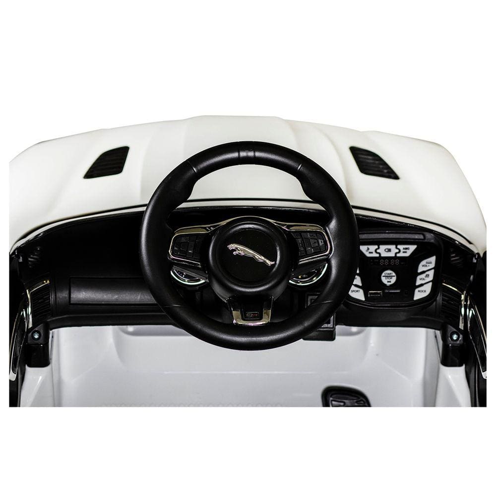 Carro Jaguar Branco R/C Elétrica 12v Bandeirante
