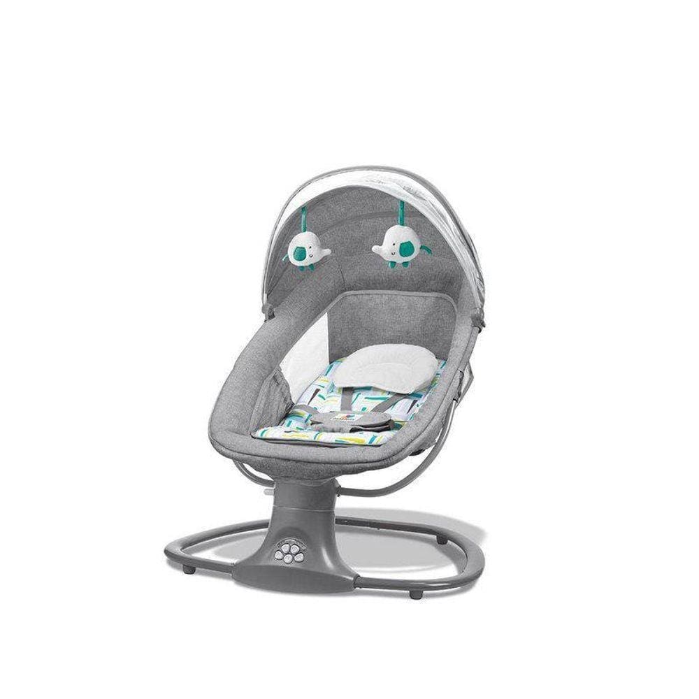 Cadeira Swing Automática Bluetooth Verde Estampada - Mastela