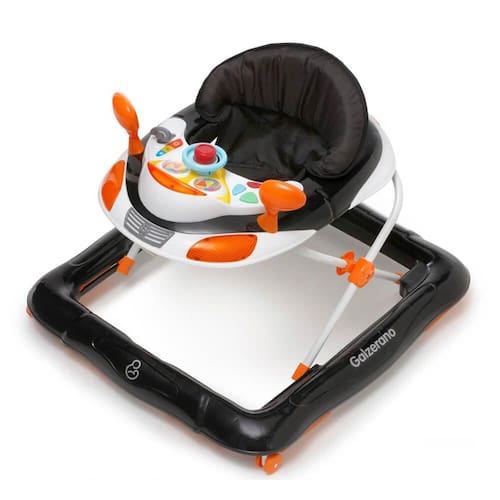imagem-Andador Infantil Liam Preto 4090PT Galzerano