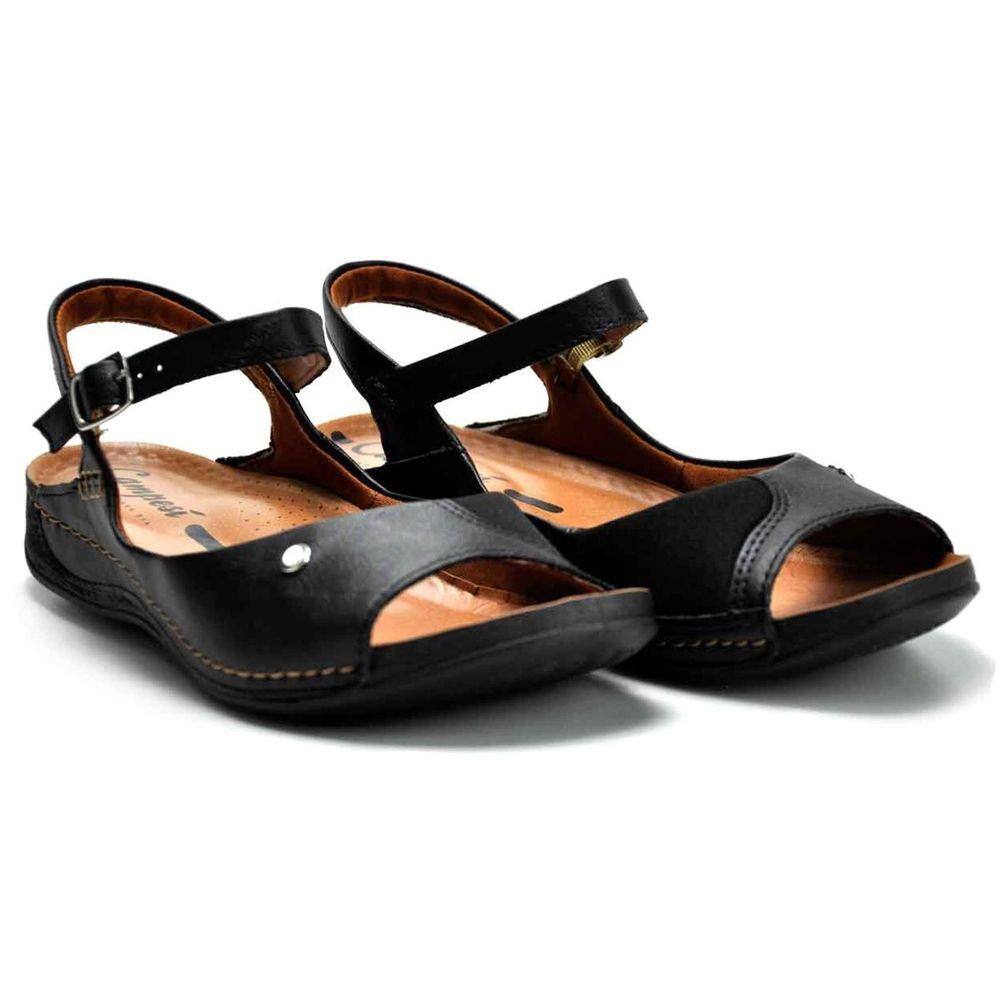 Sandalia Conforto Feminina Esporão Basica Campesi L6833 | Extra