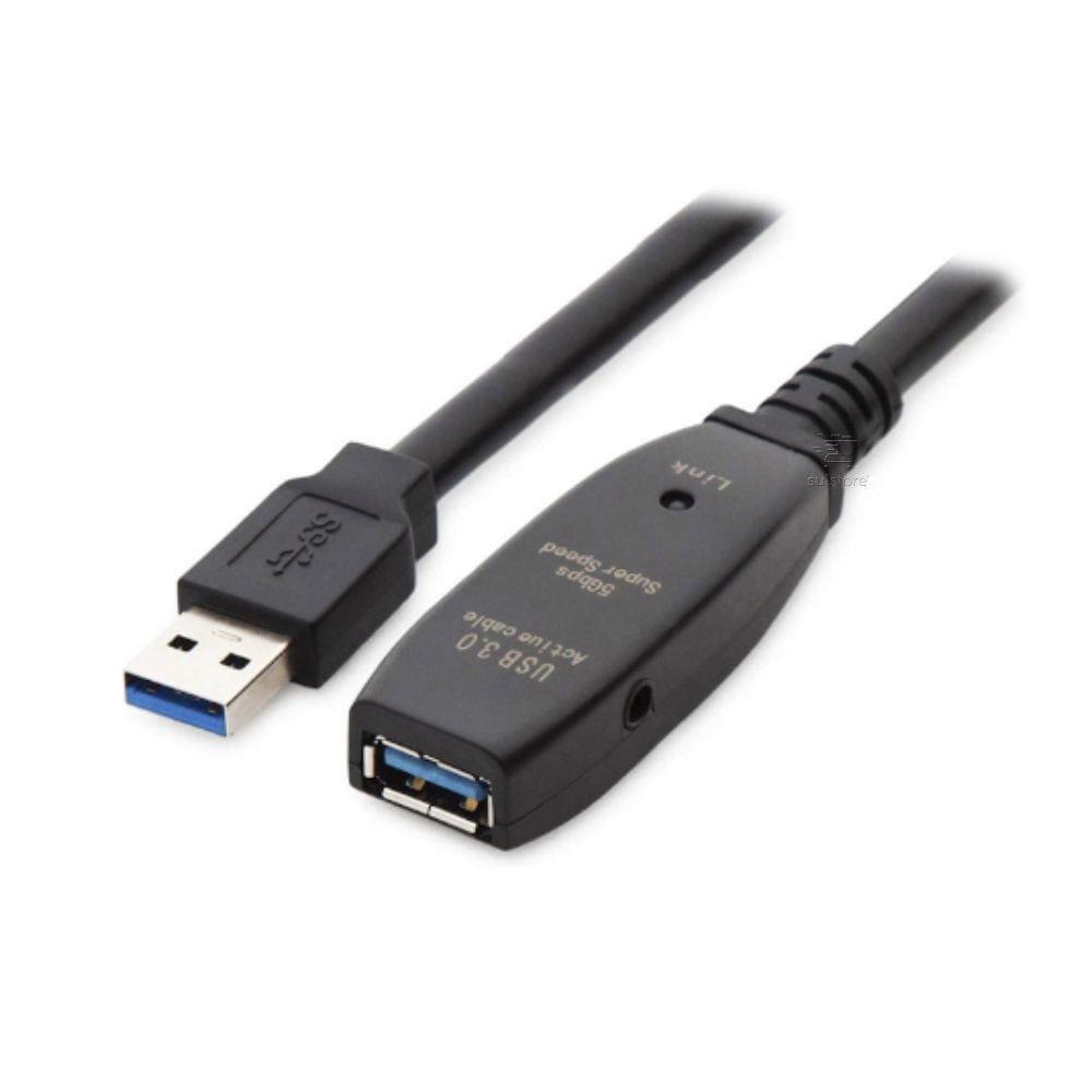 Cabo Extensor USB 3.0 Ativo Repetidor Macho X Fêmea 5 Metros Comtac 9373