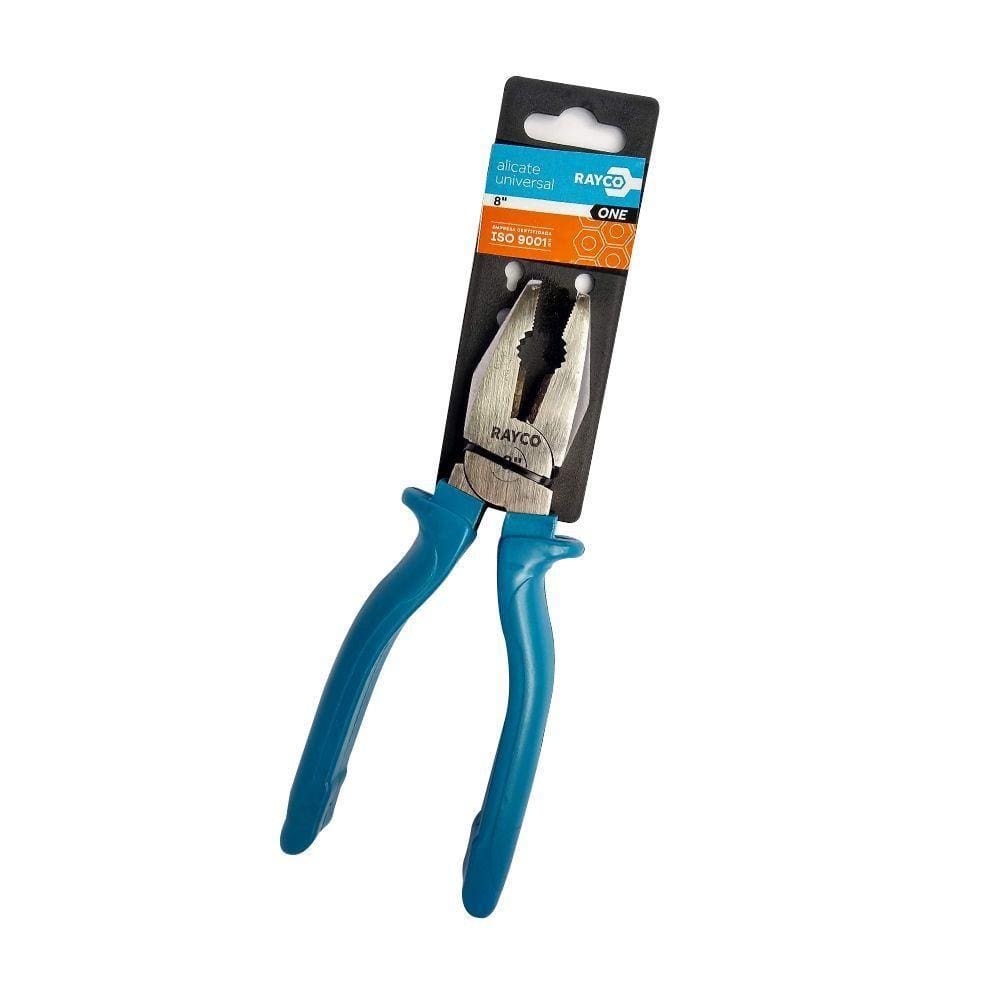 Alicate Universal Aço Carbono 8" Polegadas 10mm Rayco