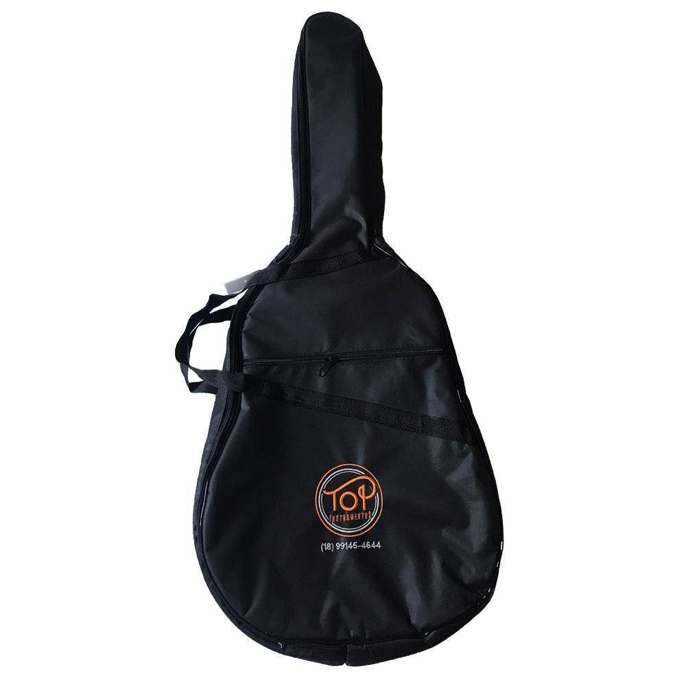 Bag Capa Super Luxo Alcochoada Para Violao Folk