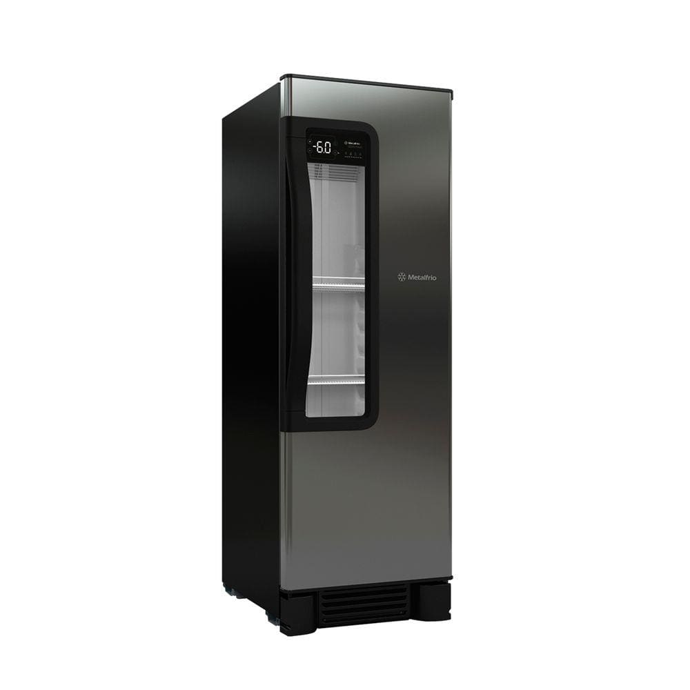 Cervejeira Vertical Metalfrio Beer Maxx 250 No-Frost 256L Preto/Inox 220V
