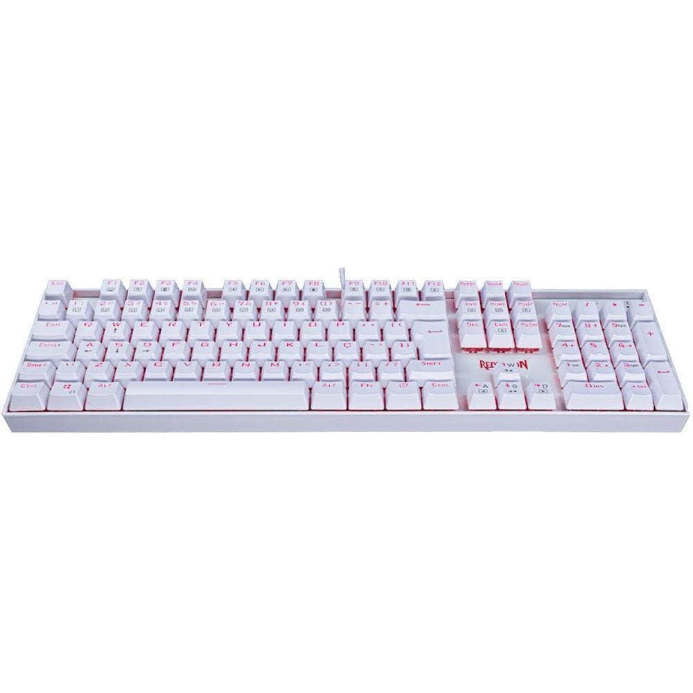 Teclado Mecânico Redragon Mitra Lunar Led Switch Blue Abnt2