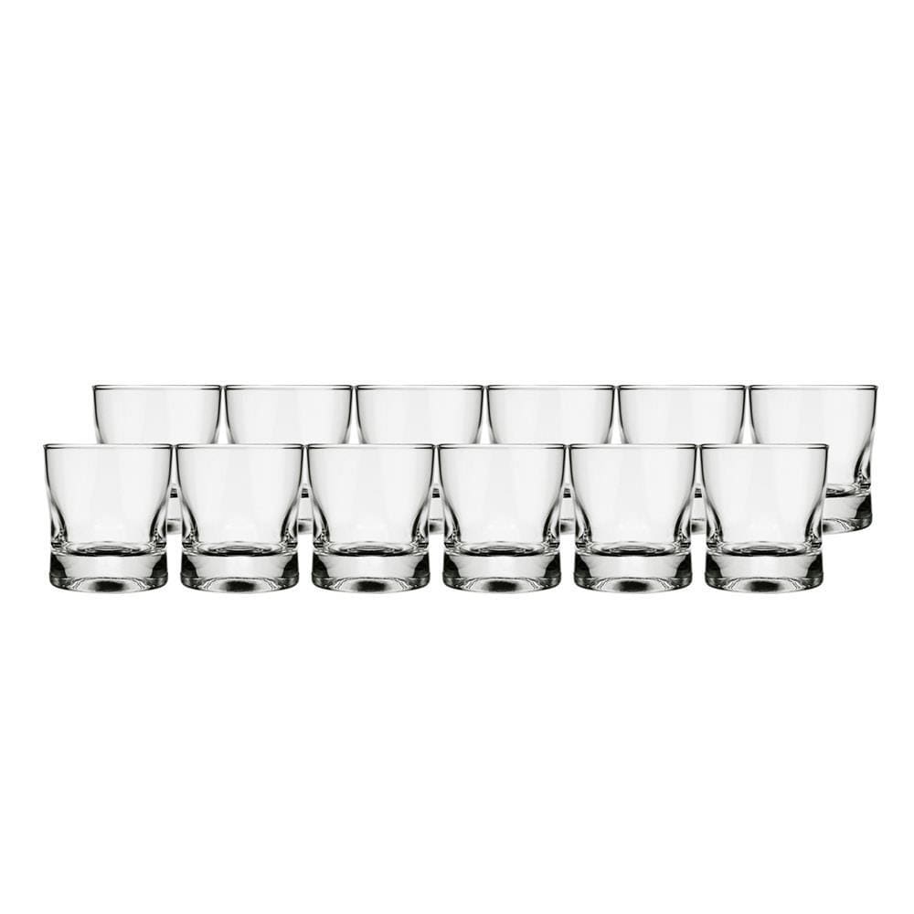 Conjunto de Copos 250ml Amassadinho Rocks Whisky 12 Peças - Nadir