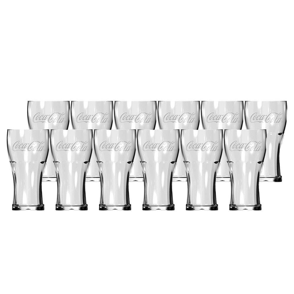 Copo Coca-Cola Nadir Contour Transparente 470ml Embalagem com 12 Unidades