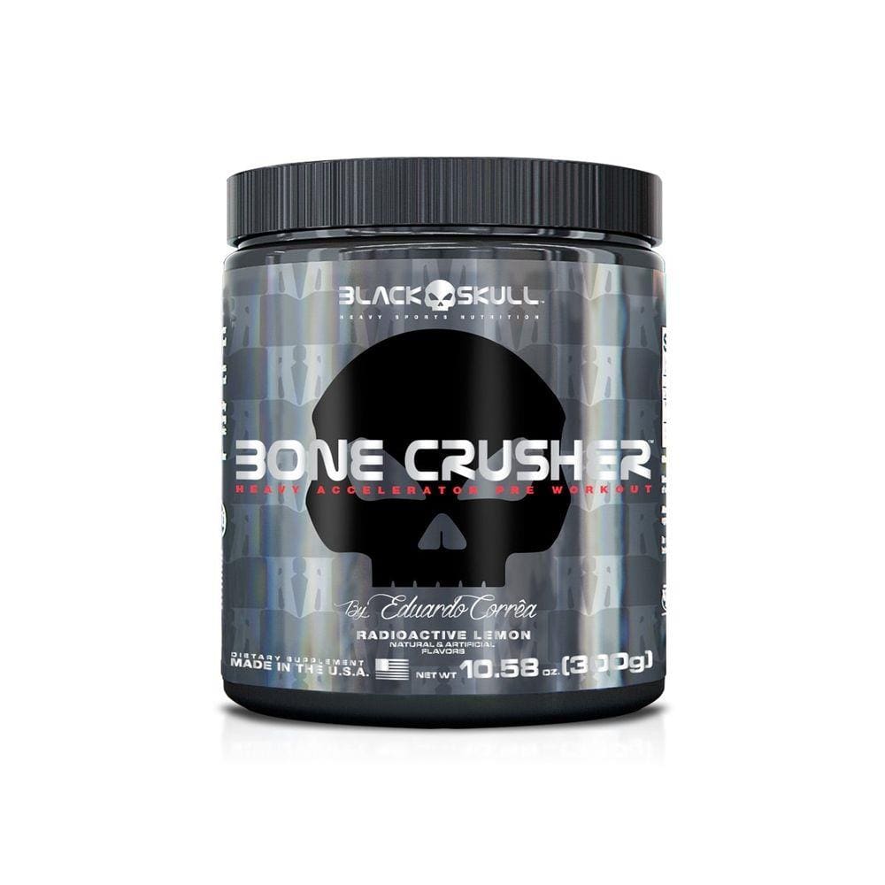 Bone Crusher - 300g - Black Skull - Radioactive Lemon
