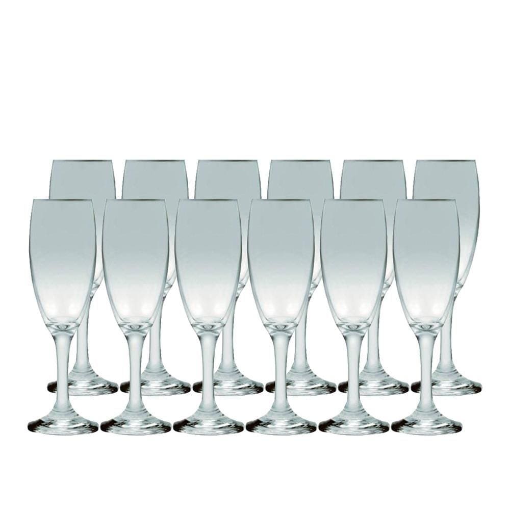 Conjunto de Taças 210ml Windsor Champanhe 12 Peças - Nadir