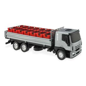 Brinquedo Carreta Iveco Hi-way Com Empilhadeira Agille