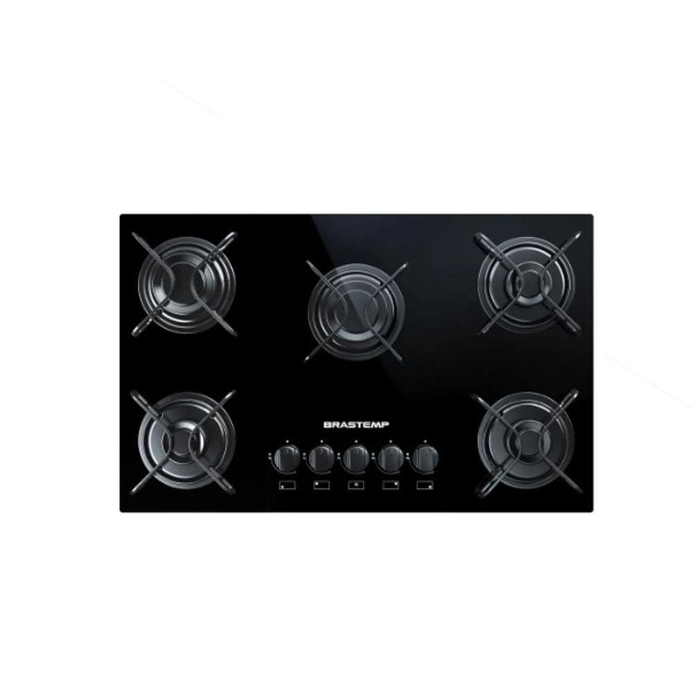 Cooktop a gas brastemp ative bdd75ae 5 bocas e forno Extra