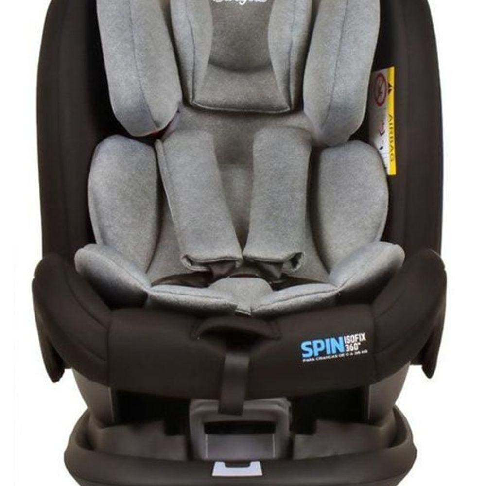 Cadeirinha Carro Spin Isofix 360 9-36 Kg Gray Burigotto
