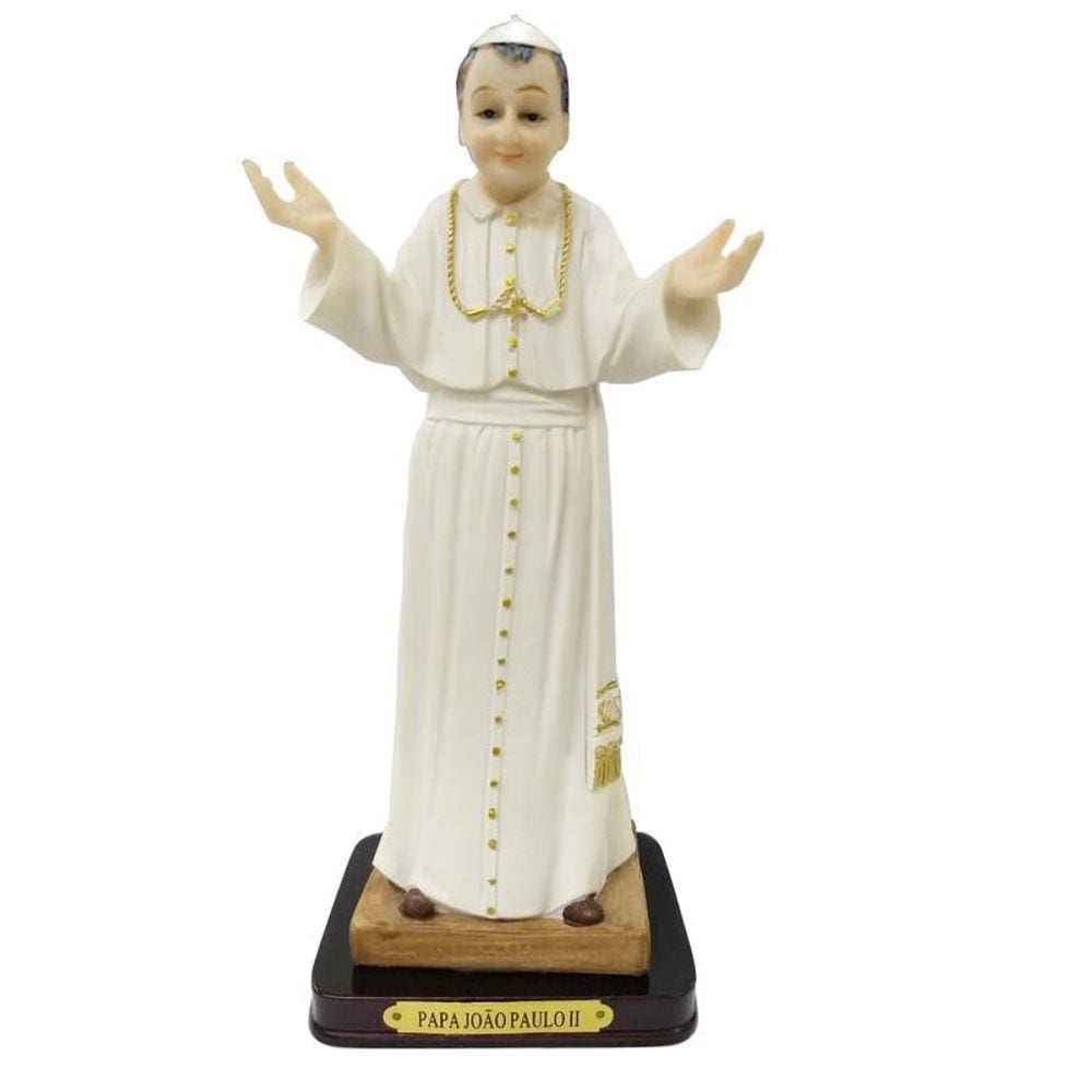 Escultura Papa Joao Paulo Il 21Cm