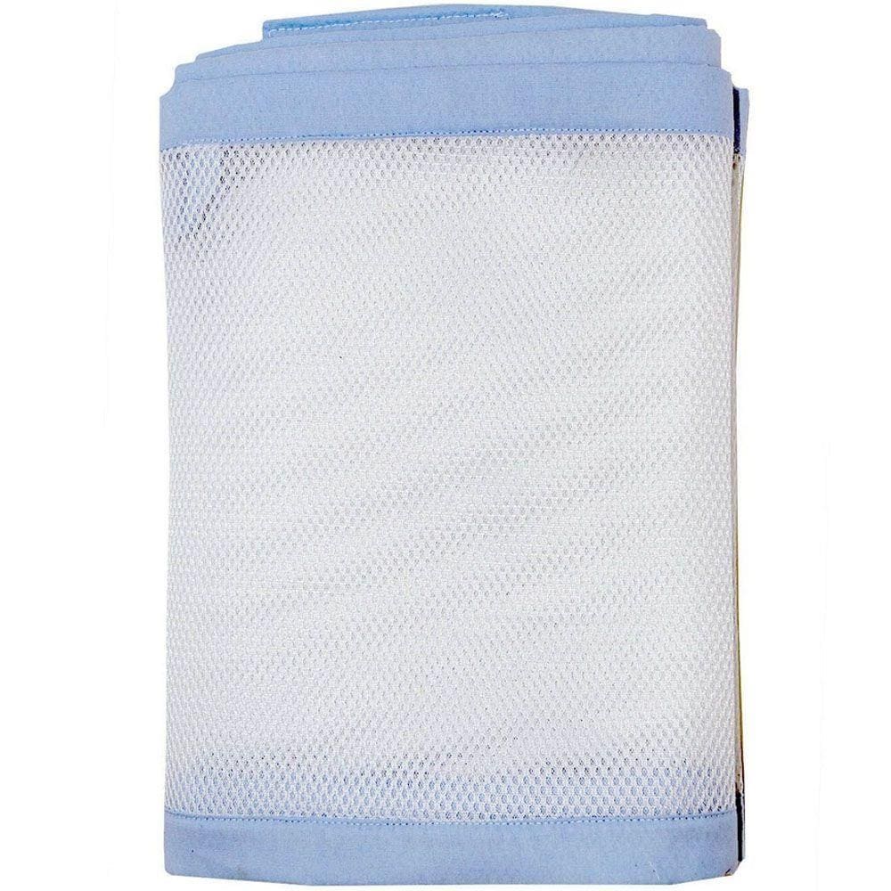 Tela Respirável Para Berço Baby Deluxe Azul