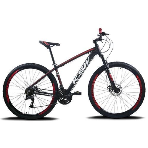 Bicicleta Aro 29 Ksw - 24V - Cambios Index - Freio Hidráulico - Quadro 21 Menor preço em Bicicleta Aro 29 Ksw - 24V - Cambios Index - Freio Hidráulico - Quadro 21