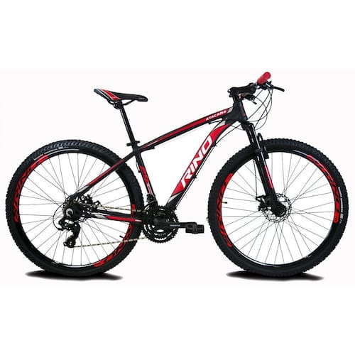 Bicicleta Aro 29 Rino Atacama - 24V - Freio A Disco - Suspensão - Cambios Index Menor preço em Bicicleta Aro 29 Rino Atacama - 24V - Freio A Disco - Suspensão - Cambios Index