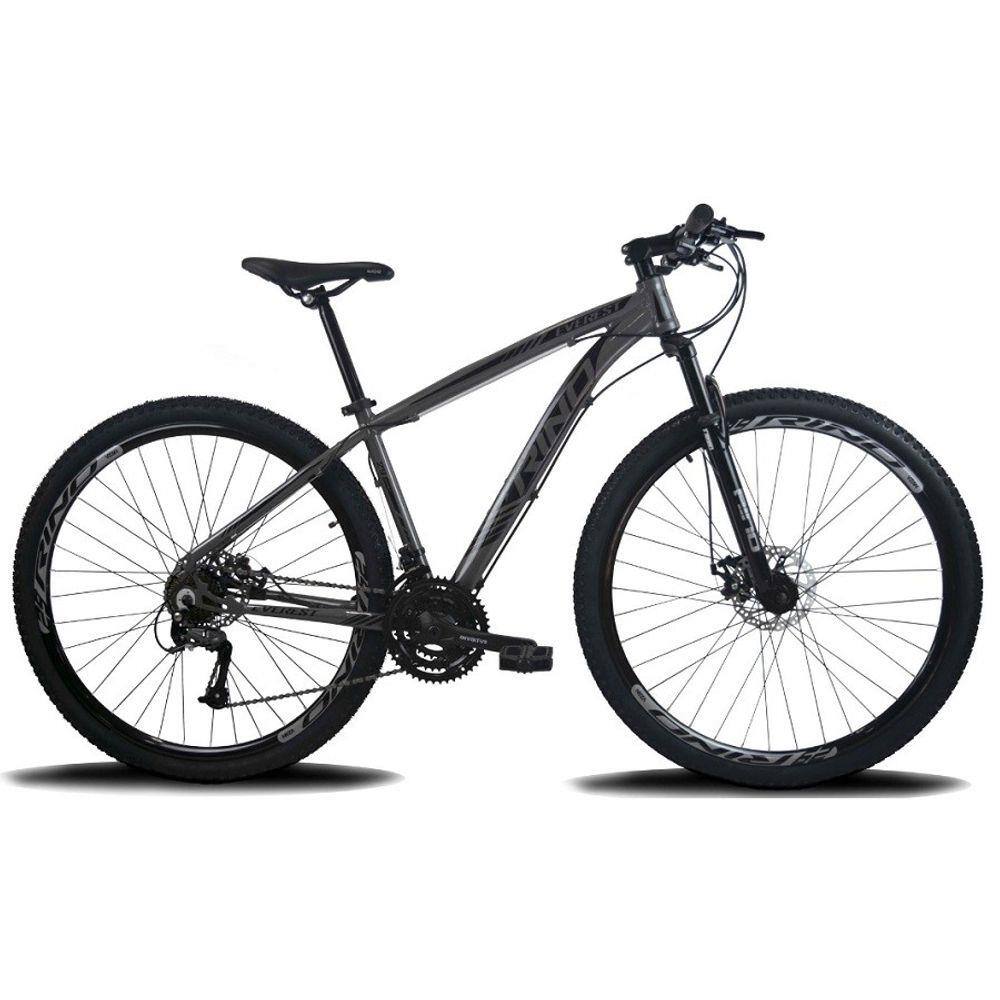 Bicicleta Rino Everest T21 Aro 29 Susp. Dianteira 24 Marchas - Azul/preto