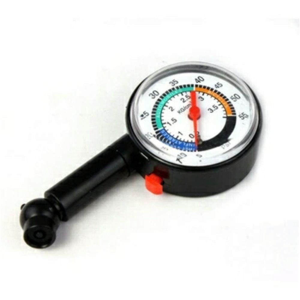 Medidor De Pressão Pneus Analógico Carro Moto Bicicleta