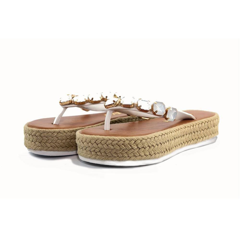 Tamanco Flatform Rio de Janeiro Villa Griffe Feminino Corda