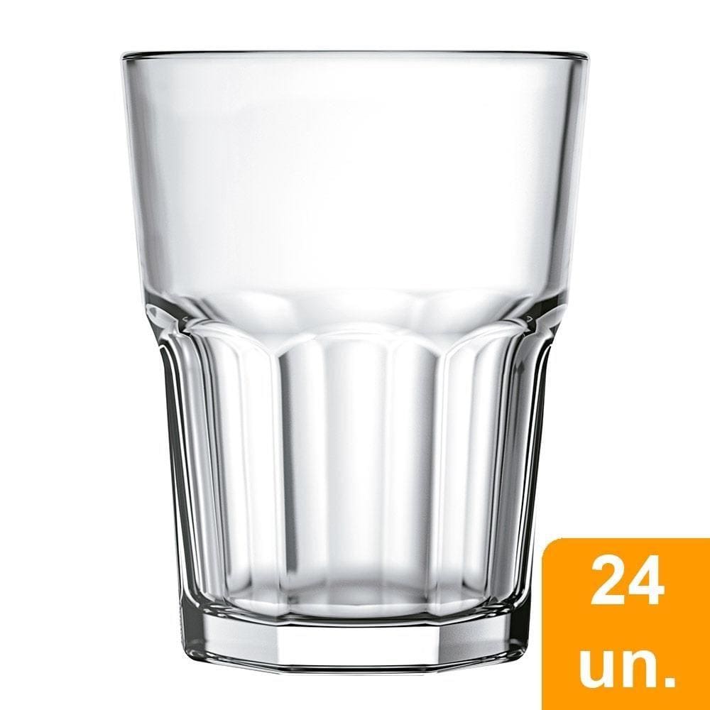 Conjunto de Copos Nadir 200ml Suco Bristol 24 Peças
