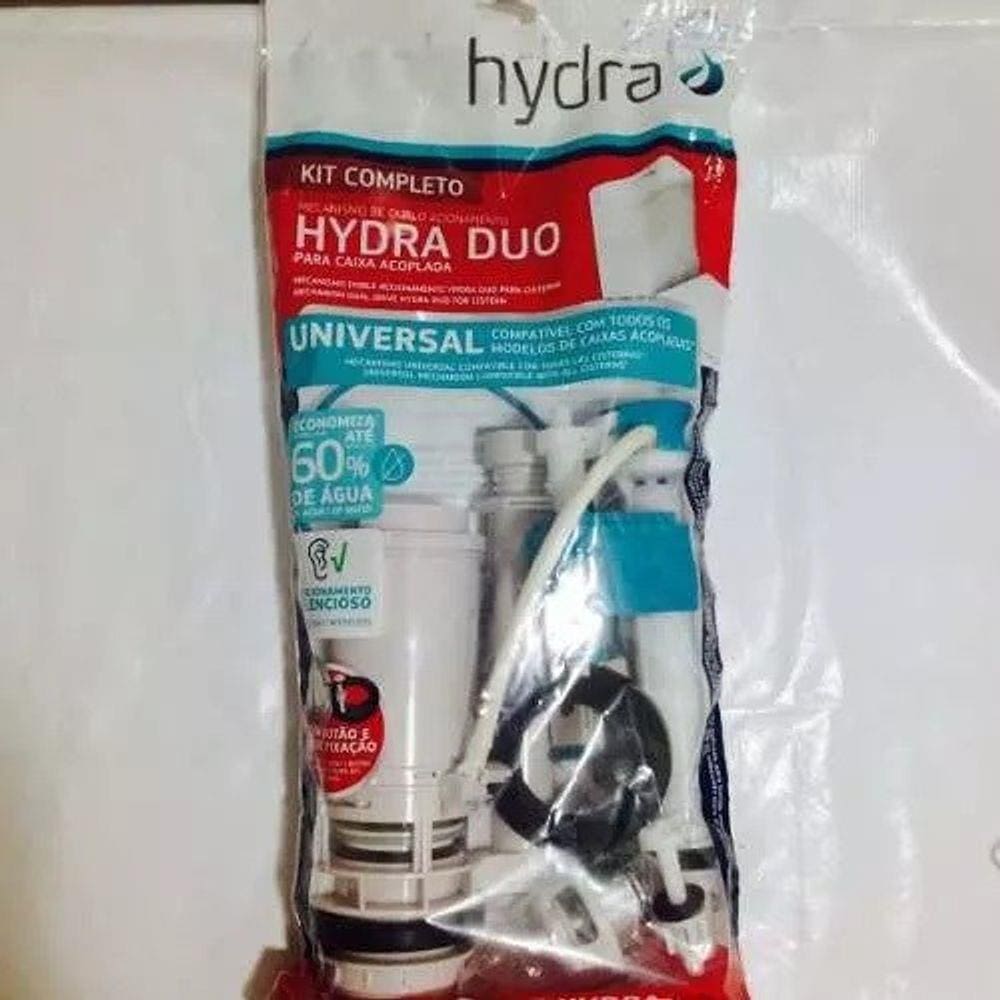 Reparo Caixa Acoplada Duplo Acionamento Hydra Duo