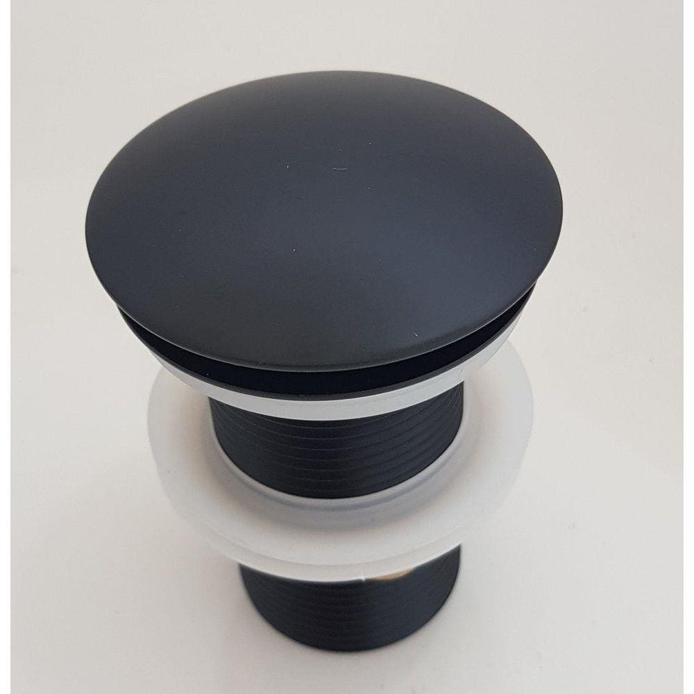 Válvula de escoamento lavatório Click 1 1/4 Black Matte