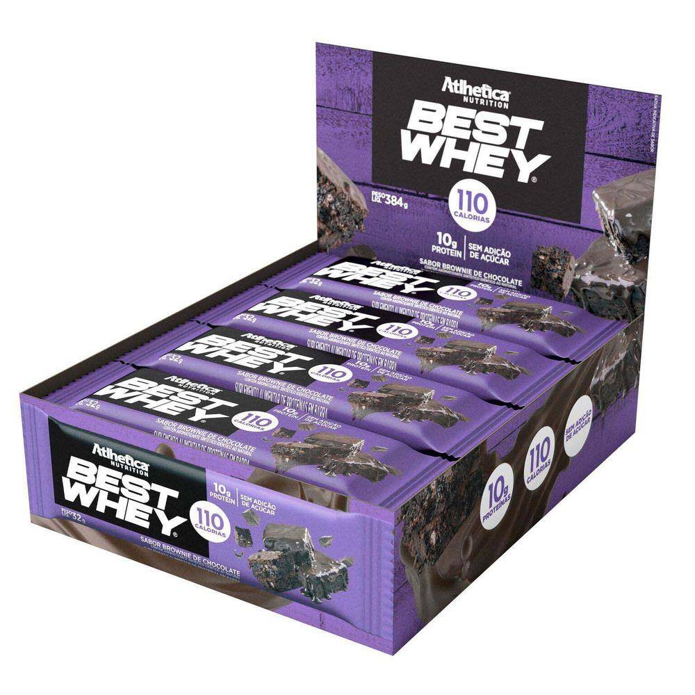 Best Whey Caixa 12Unidades Sabor Brownie Chocolate