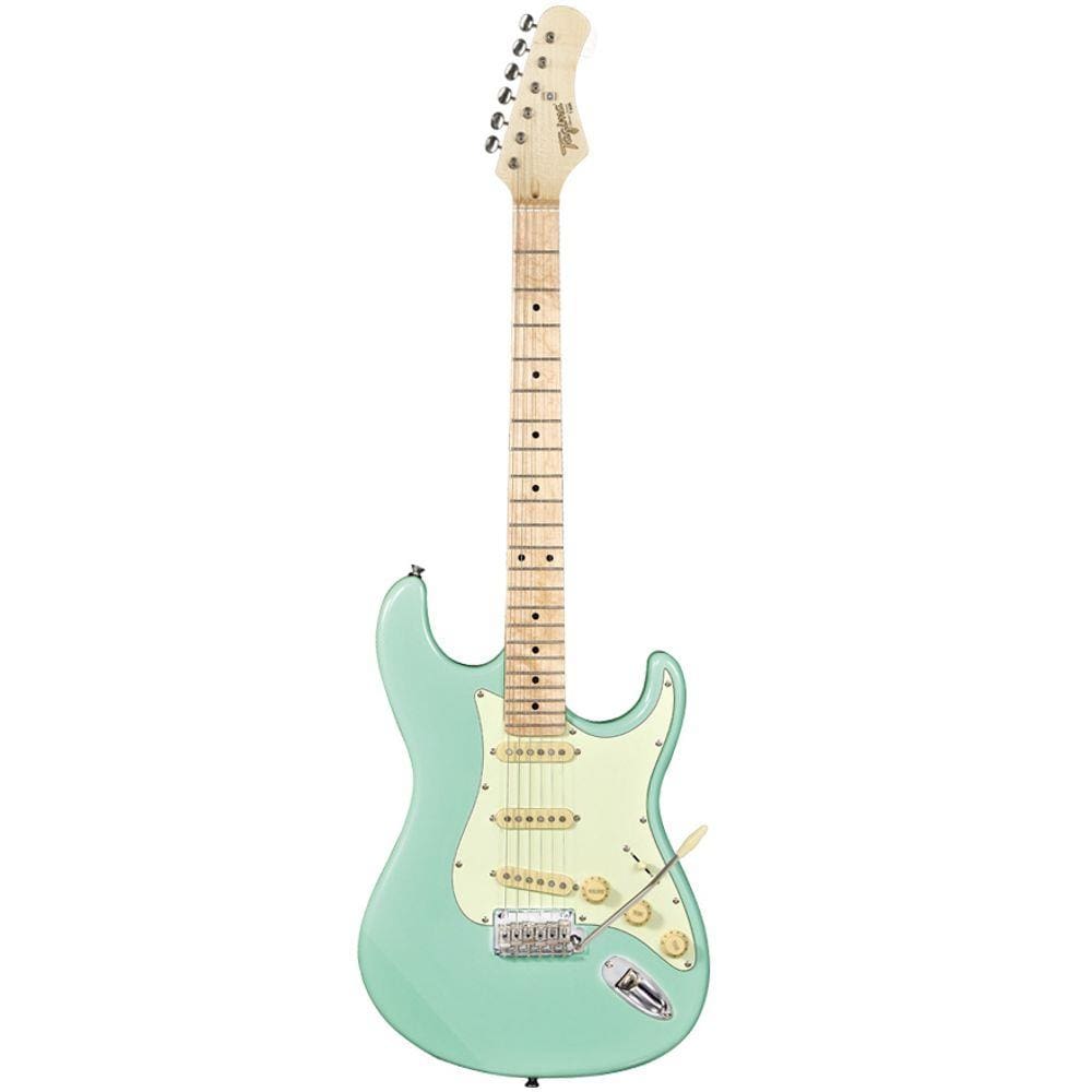 Guitarra Tagima T 635 Classic Escala Clara Escudo Mint Green Verde Pastel