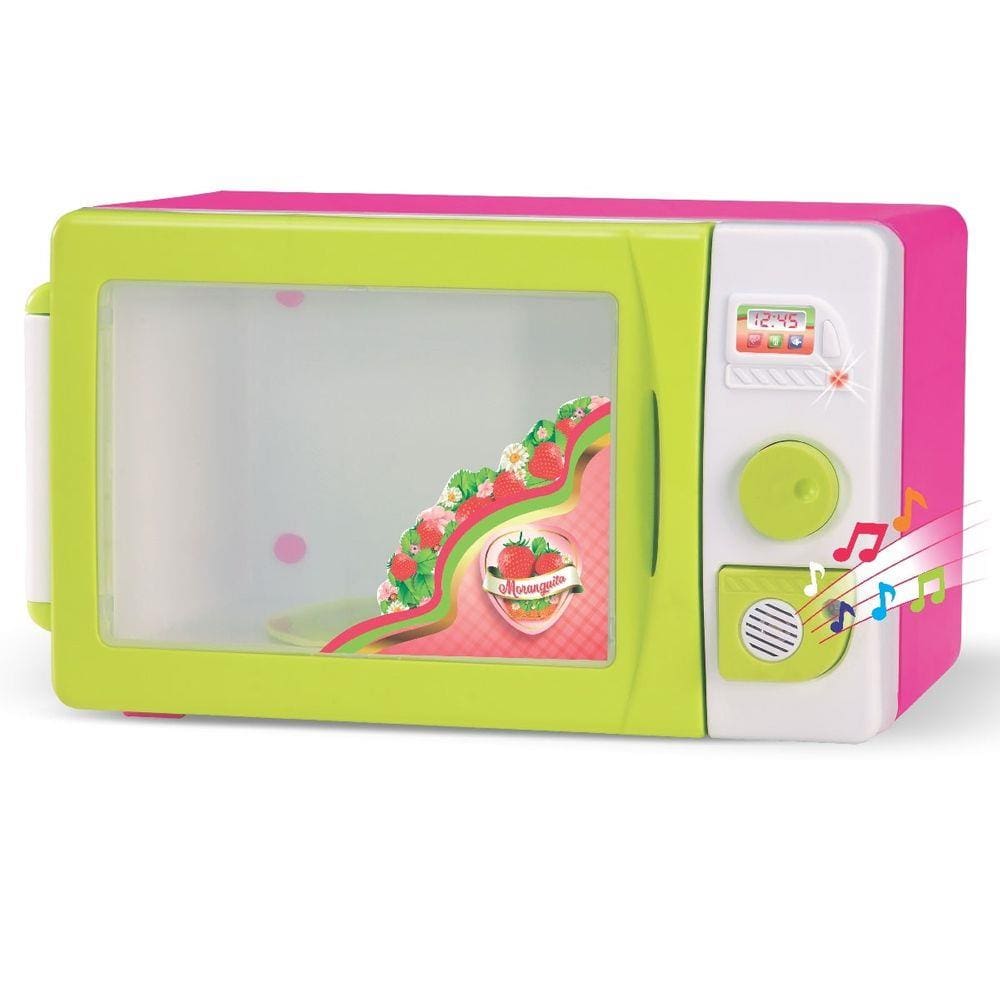 Micro-Ondas Moranguita Som Luz Infantil Magic Toys 714