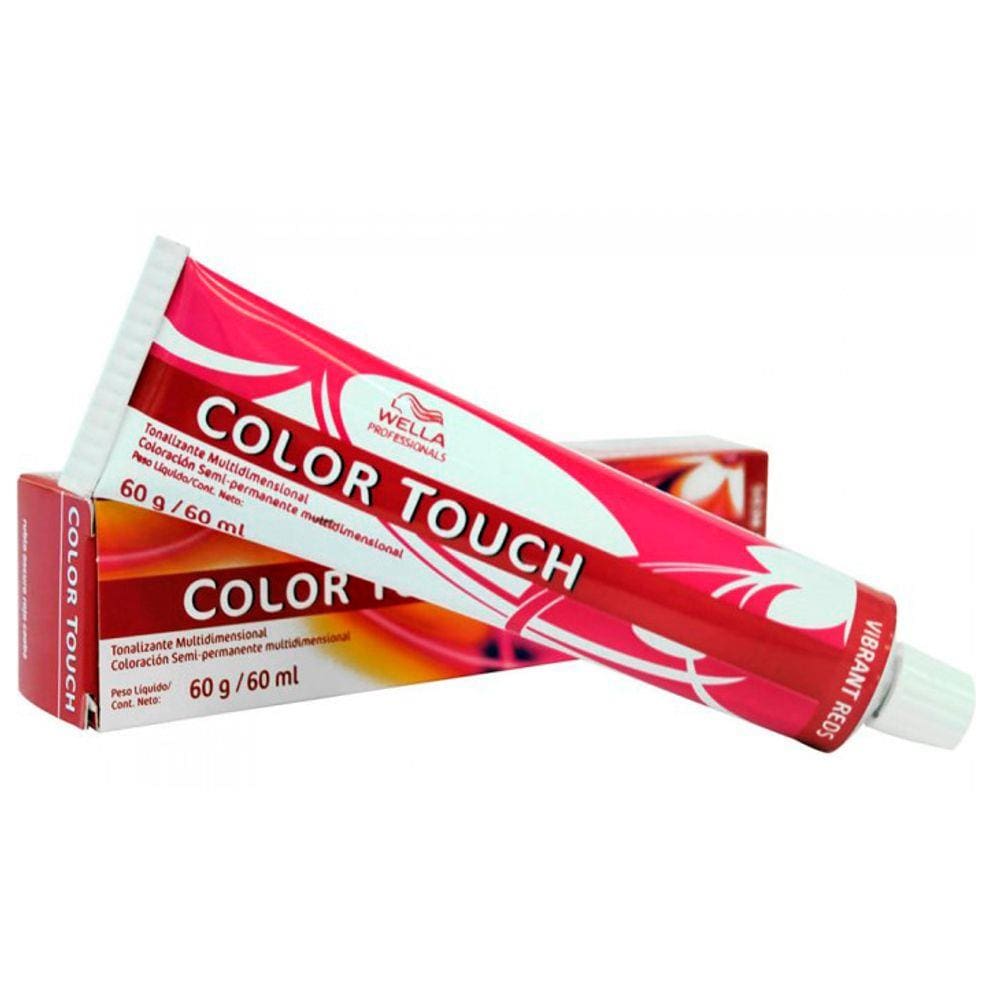 Wella Color Touch Tonalizante 55/54 Castanho Claro Intenso Acaju Avermelhado Vibrant Reds