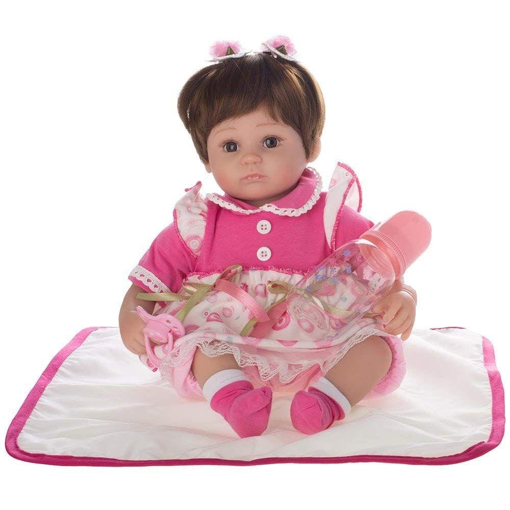 Boneca Laura Baby Charlotte Morena Shiny Toys
