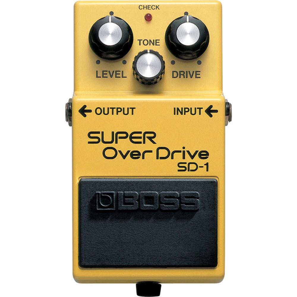 Pedal Super Overdrive Boss para Guitarra SD-1 Efeito Amplificador Valvulado
