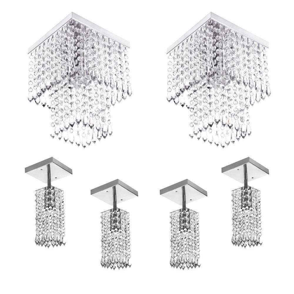 Kit 4 Lustre Clearcrillic Quad. + 2 Marrycrilic Cristal Acr