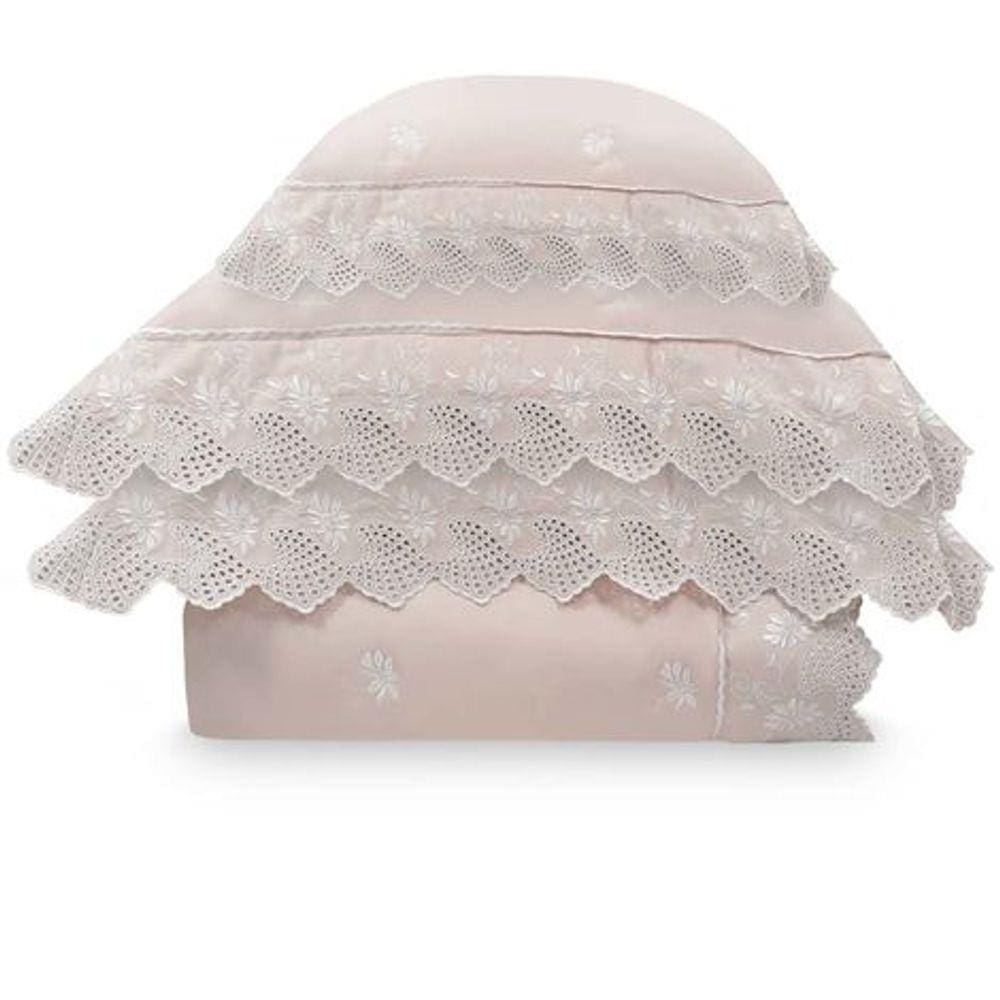 Colcha Queen com Almofada 300 Fios Vitalle - Marken Fassi