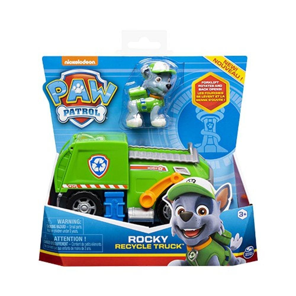 Patrulha Canina - Veículo Com Figura Básica Rocky