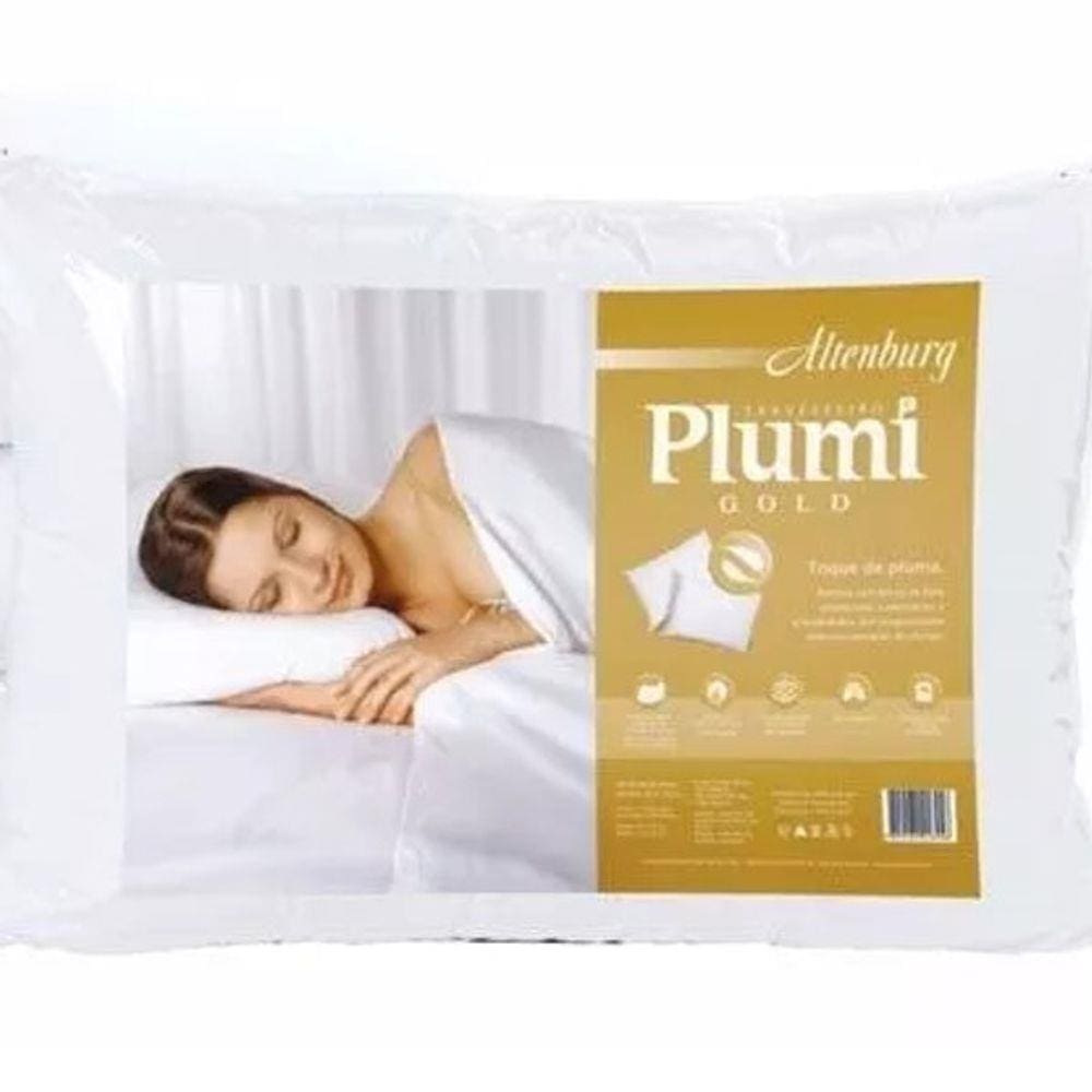 Travesseiro Altenburg Plumi Gold 50x70cm Toque de Pluma
