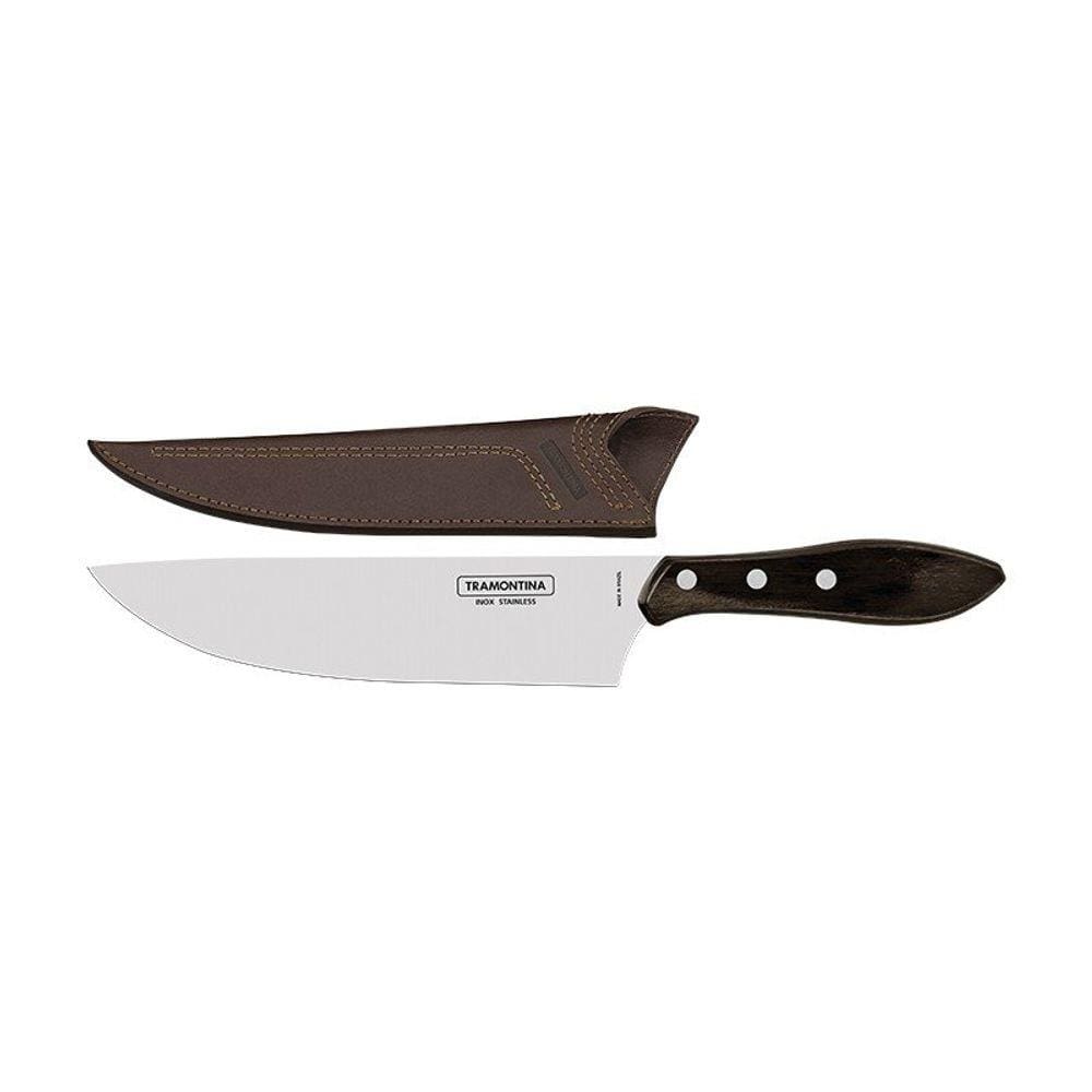 Faca para Churrasco Tramontina 21191098 com Bainha 8" Marrom