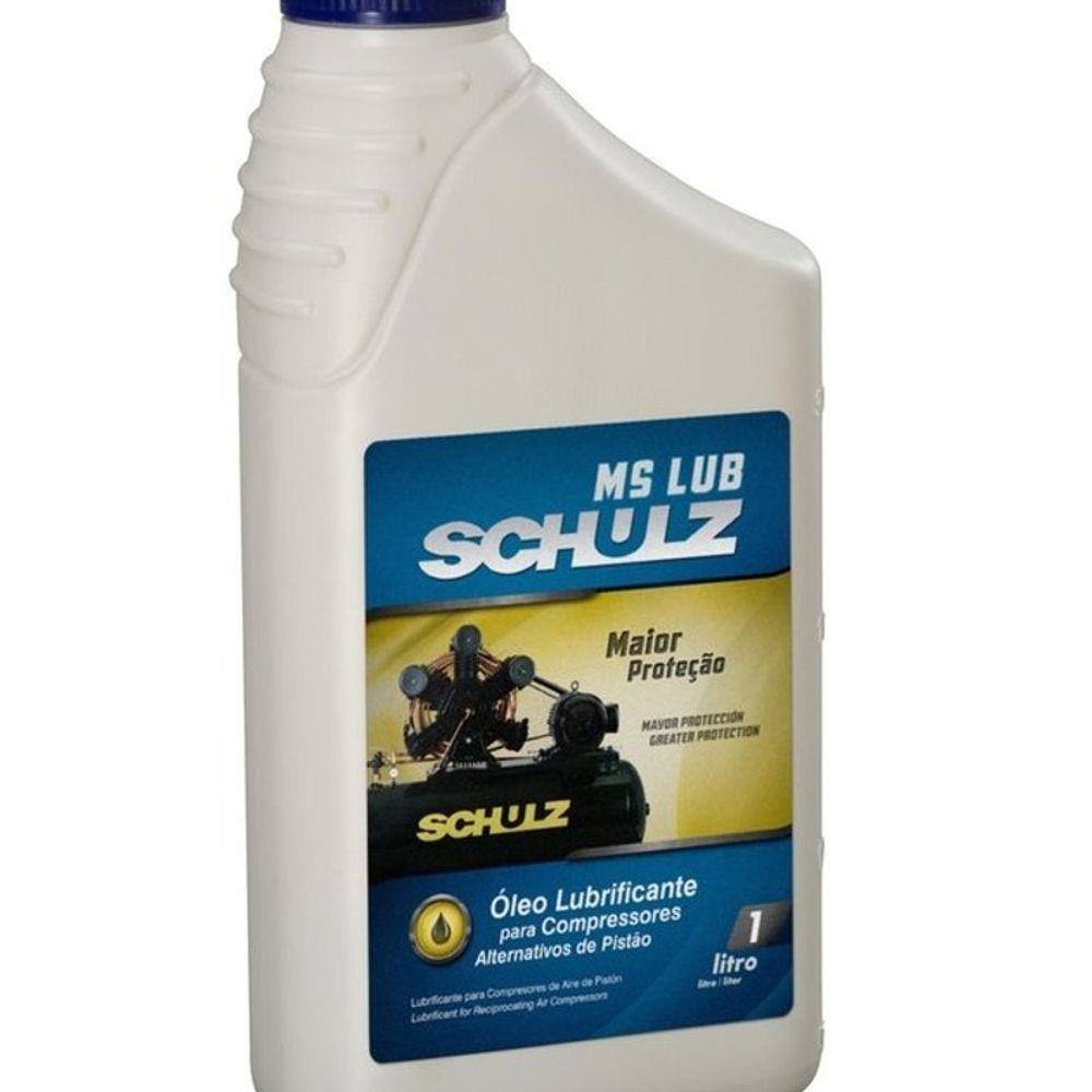 Óleo Mineral para Compressores de Ar MS Lub Schulz 1 litro - No