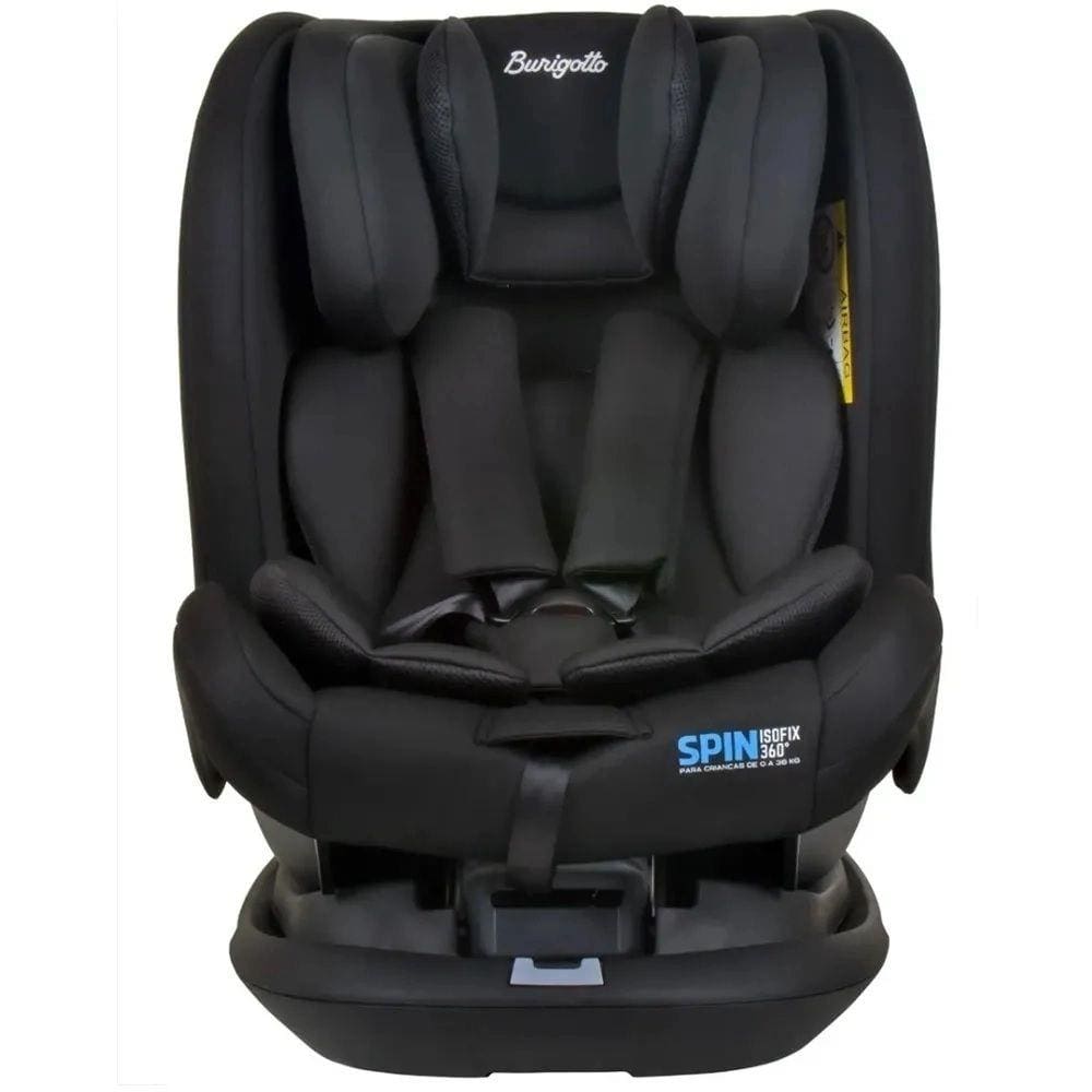 Cadeirinha Spin 360° Isofix 0 a 36 Kg - Black - Burigotto